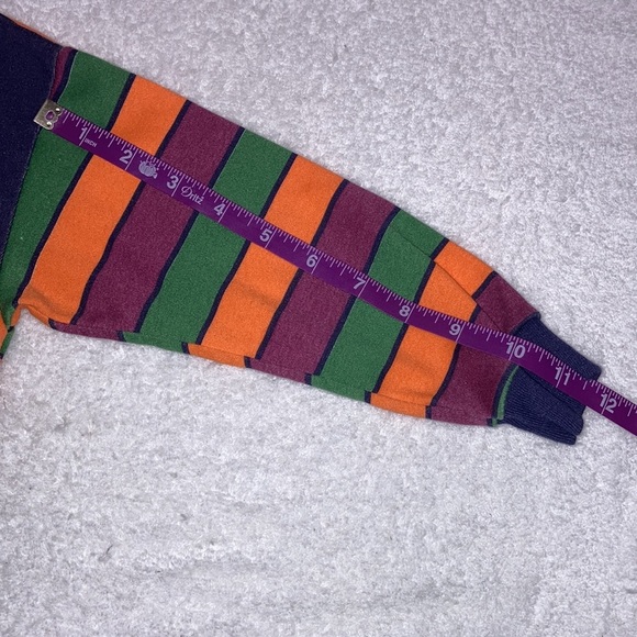 Vintage city supply striped football long sleeve tee small 4 - Picture 5 of 9